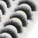 KOUSEI Cat Eyes False Eyelashes - Wispy Natural Faux Mink Lashes (6 Pairs) - Light Volume Short Fake Eye Lashes Multi-Pack - Buy Online on GoSupps.com