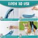 Namsan 550ml Dog Drinking Bottle - Portable Water Bottle for Dogs & Cats | Foldable Travel Bowl for Outdoor Activities - Blue - Buy Online on GoSupps.com