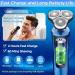 Men's Electric Razor for Shaving - Rechargeable Wet Dry Shaver - Cordless Rotary Design - Travel-Friendly - Waterproof - Buy Online on GoSupps.com