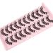 ALICE A-RUSSIAN 10 Pairs D Curl Wispy Short 12MM Eyelashes Strip Lashes for Natural Look - False Lashes Pack - Buy Online on GoSupps.com