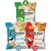 Popchips Potato Chips Variety Pack Single Serve Bags , 3 flavors: 12 Sea Salt, 12 BBQ, 6 Sour Cream & Onion, 0.8 oz Bags Each (Pack of 30) Sea Salt, BBQ , Sour Cream & Onion 0.8 Ounce (Pack of 30)