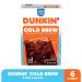 Dunkin' Cold Brew Ground Coffee Packs 8.46 oz - Pack of 6 - Buy Online on GoSupps.com