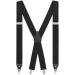 GENTS ONLY Men's Braces X-Form 01745 One Size 01 Black
