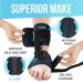JJ CARE AFO Foot Drop Brace - Unisex Adjustable Ankle Brace for Improved Walking Gait and Achilles Tendon Pain Relief - Black - Buy Online on GoSupps.com