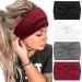Hair band ladies boho frontal ligaments soft hair bands wide headband elastic headband hair accessories for women and girls fashion personality