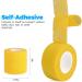 Bandage Wrap 8 Pack - 2 x 5 Yards, Self-Adhesive Cohesive Bandage for Sports Injuries - Yellow - Buy Online on GoSupps.com