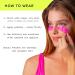Reusable Sunblock Patches - 100% Silicone UV Protection with UPF 50 Under Eye & Nose Patches 3 Pack - Pink - Buy Online on GoSupps.com
