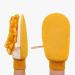 Deep Exfoliating Glove for Shower Double-Sided Exfoliating Mitt Massage Body Scrub Gloves for Home Spa Eco Friendly loofah Sponge Dead Skin Remover & Body Scrubber Exfoliator (Yellow)