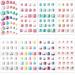 168 Pieces Girls Press on Nails 7 Days Fake Nails Artificial Nail Children Full Cover Short False Fingernails for Girls Kids Gift Manicure Decoration 7 Boxes (Cute Little Girl) Striped