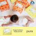 Pura Eco-Diapers Size 2 (3-6 kg) - 152 Organic Cotton Diapers EU Ecolabel Certified Odorless Moisture Indicator - Monthly Box for Sensitive Skin - Buy Online on GoSupps.com