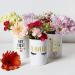 Round White Ceramic Makeup Brush Holder with Cute Sayings - Flawless Cosmetic Organizer for Vanity Countertop - Buy Online on GoSupps.com
