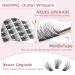 QUEWEL 72PCS Eyelash Clusters 16mm - DIY Individual False Eyelashes for Soft Durable Makeup - Quh-S012-16mm - Buy Online on GoSupps.com