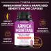 Arnica Capsules 5300mg - Natural Pain Relief with Grape Seed & Turmeric - 3 Month Supply | International Shipping Available - Buy Online on GoSupps.com