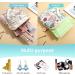 Amabro Sanitary Napkin Storage Bag 2PCS Period Bags Cute Sanitary Pad Storage Pouch Tampon Pantyliners Menstrual Purse Daisy Zipper for Women Teen Girls School Travel Feminine Product(Tower) - Buy Online on GoSupps.com