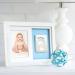Tiny Ideas DIY Baby Handprints & Footprints Kit | Picture Frame Keepsake for Baby Boy | White Babyprint Impression Frame - Buy Online on GoSupps.com