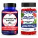 Lunakai USA Made Testosterone Booster Capsules + Creatine Monohydrate Gummies Bundle Non-GMO 60ct Each