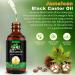 Jamaican Black Castor Oil - Cold Pressed 60ml | Hexane Free for Hair Eyelashes and Skin - Includes Glass Dropper & Brushes - Buy Online on GoSupps.com