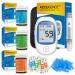 ACCUGENCE 3in1 Multifunction Test Kit with 25 Blood Glucose Test strip 25 Uric Acid Test strip 15 Blood Ketone Test strip 3in1 Blood Sugar Monitor For home self-testing -UK mmol/L