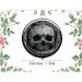 Custom Skull Fashion Round Pill Box - Bronze Medicine Organizer for Purse | Stylish Tablet Holder - Buy Online on GoSupps.com