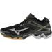 Mizuno Men's Wave Lightning RX3 Volleyball Shoe 16 - Black/Silver - Buy Online on GoSupps.com