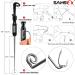 SAMSFX Fly Fishing Knot Tying Tool Combo - Quick Loop Tyer, Hook Remover, Retractor - Black Knot Tool for Hooks, Lures, Lines - Buy Online on GoSupps.com