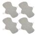 Cloth Panty Liners Water Absorption Reusable Sanitary Pads 4pcs Soft Skin Friendly Professional Healthy for Women(L)
