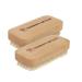 Redecker Beechwood Gardener's Nail Brush with Hard Plant Fiber Bristles  Set of 2  4-Inches Hard Plant Fiber and Oiled Beechwood