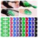 Makartt Nail Polish Peel off Sticker Tape 100pcs Disposable Peel Off Sticker Nail Polish Protector Soft U-Shape Tape For Nail Painting Nail Protector Spill Proof Stickers Stamping Manicure Tool 01