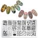 Niceneeded 5pcs Nail Art Stamps - Flower Stamping Plate Kit for DIY Nail Decoration | Perfect for Women & Girls - Buy Online on GoSupps.com