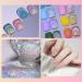 8ml Rainbow Cat Eye Gel Polish - 2pcs UV Magnet Glitter Nail Design | Chameleon Sparkle - Buy Online on GoSupps.com