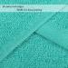 Soft Cotton Hand Towels for Bathroom - Aqua Blue (Pack of 2, 28x16 Inches) - Buy Online on GoSupps.com