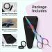 Suvorna 5.5 Multicolour Hairdressing Scissors - Professional Barber Hair Cutting Scissors for Men, Women & Kids - Right Hand - Sharp Blades - Buy Online on GoSupps.com
