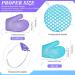 Honeycomb Exfoliating Glove Set - Bath Mitt & Body Spa Scrubber | Shower Loofah Sponge for Quick Drying Exfoliation - Buy Online on GoSupps.com