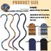 Spiral Lock Hair Tie Set - Colorful Dreadlock Bands for Women Men with Thick Curly Hair - Buy Online on GoSupps.com