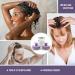 2-Piece Silicone Scalp Massage Brush Set | Mold-Resistant Head Massager for Hair Shampoo - Wakisaki Purple - Buy Online on GoSupps.com