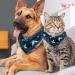 Shop Beautiful Butterfly Triangular Scarves for Dogs & Cats | Multi-Colored Bibs for All Sizes - 2 Pack - Buy Online on GoSupps.com