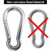 4 Pack 3-inch Marine Grade 316 Stainless Steel Carabiner Clips for Gym and Outdoor Activities - Buy Online on GoSupps.com