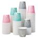 LITOPAK 300 Pack 3oz Disposable Bathroom Cups, Colorful Disposable Mouthwash Cups, Small Disposable Cups, Mini Paper Cups for Parties, Picnics, Barbecues, Travel and Events. 300 Count (Pack of 1)