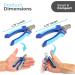 Cat Nail Trimmers & Small Dog Clipper - Nail Guard for Safe Grooming - Stainless Steel & Sharp - Ideal for Cats, Dogs, and Bunnies - Buy Online on GoSupps.com