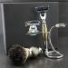 Buy 3 Pc Men's Shaving Kit - 3 Edge Razor Black Badger Hair Brush & Stand | Perfect Grooming Gift for Men - Fast International Shipping - Buy Online on GoSupps.com