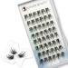 12mm D Curl Short Lash Clusters With Spikes Individual lash Extensions Lightweight Easy to Apply EHSZM BEAUTY(Common)