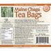 Organic Maine Chaga Tea Bags - 25 Bleach-Free Bags, USA & Canadian Grown, Pesticide Free - Buy Online on GoSupps.com