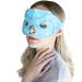 Cooling eye mask made of gel beads for the heat and cold therapy of FOMI CARE |Migraine mask against stress |Cooling sleep mask against eye swelling and dark circles |Black fabric