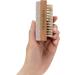 Hand & Foot Brush with Pumice Stone - Natural Bristle Exfoliator for Calluses - Wooden Handle - Buy Online on GoSupps.com