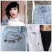 TOOVREN 8 Sets Button Pins for Jeans Pants - No Sew Perfect Fit Button Tightener - Adjustable Reusable Metal Clips Snap Tack - Reduce Too Big Pants Waist - 8 Pack - Buy Online on GoSupps.com