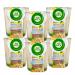 3 x double pack Air Wick feel-good scented candle 6 x 105g in glass flower magic