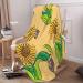 YYHHAOFA Sunflower Seeds and Sunflowers Pattern Flannel Blanket 66x90 in Thick : Skin-Friendly Warm and Comfortable Easy Care and Durable Black Thick - Buy Online on GoSupps.com