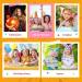Glitter Tattoo Kids Set - 30 Colors, 147 Stencils, Brushes, Glue - Arts Glitter for Girls, Boys, Birthday, Festival - Gifts for Kids & Adults - Yellow - Buy Online on GoSupps.com