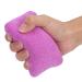 Finger Separator Palm Protector Hand Contracture Cushion Hand Rehabilitation Pad with Elastic Band for Elderly Bedridden Patients Purple