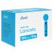 OWell Twist Top Lancets 30 Gauge, 100 Count | Thin Needle Lancets for Blood Glucose & Keto Testing | Box of 100 Sterile Lancets 100 Count (Pack of 1)